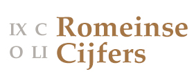 Romeinse cijfers